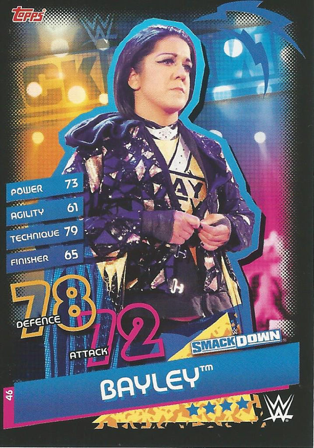 WWE Topps Slam Attax Reloaded 2020 Bayley #46