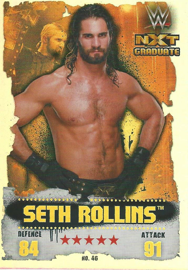 WWE Topps Slam Attax Takeover 2016 Seth Rollins #46