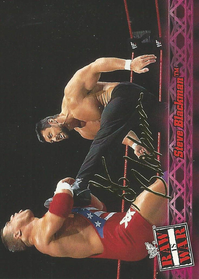 WWF Fleer Raw 2001 Steve Blackman #46