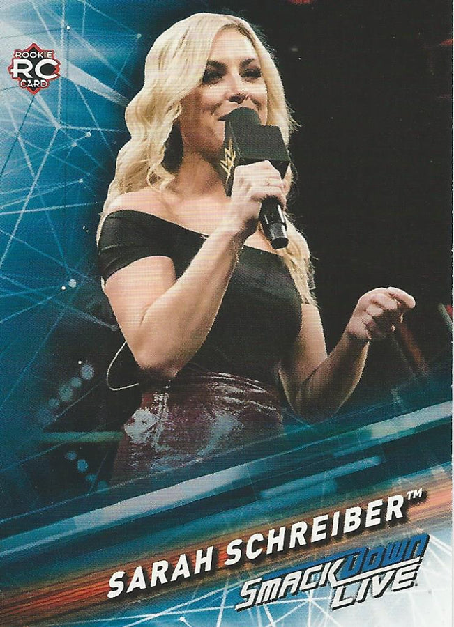 WWE Topps Smackdown 2019 Sarah Schreiber #46