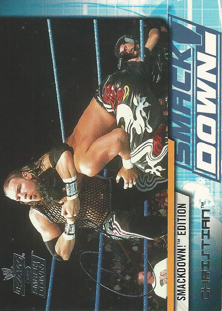 WWE Fleer Raw vs Smackdown 2002 Christian #46