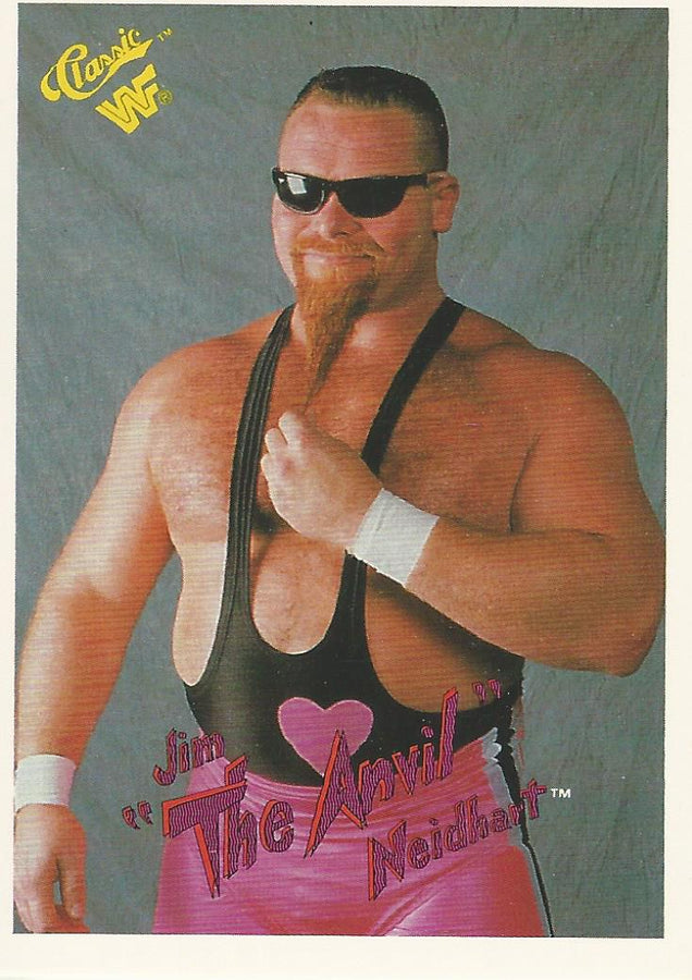 WWF Classic Trading Cards 1990 Jim Neidhart #46