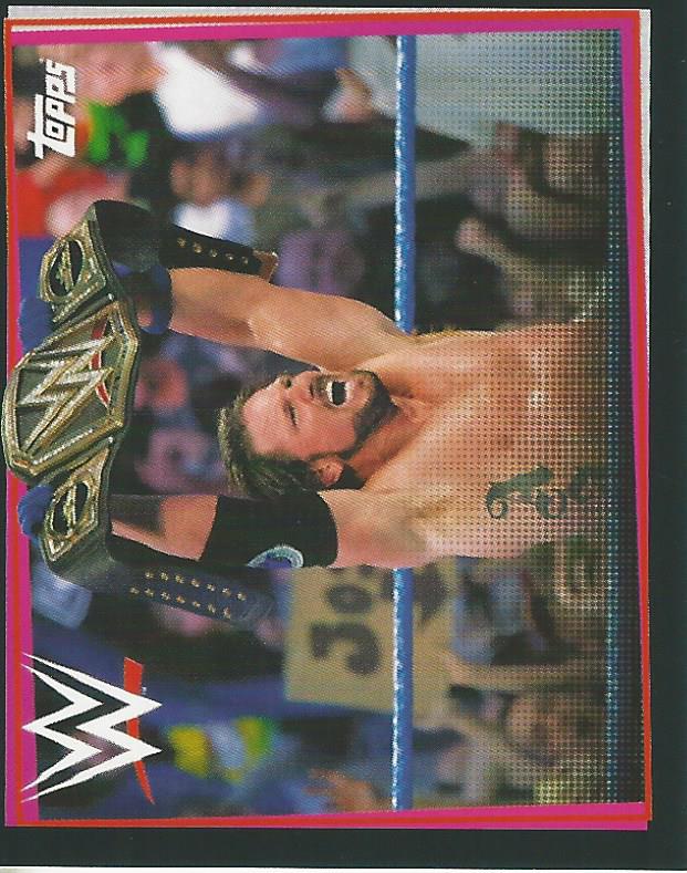 WWE Topps Road to Wrestlemania Stickers 2021 AJ Styles #46