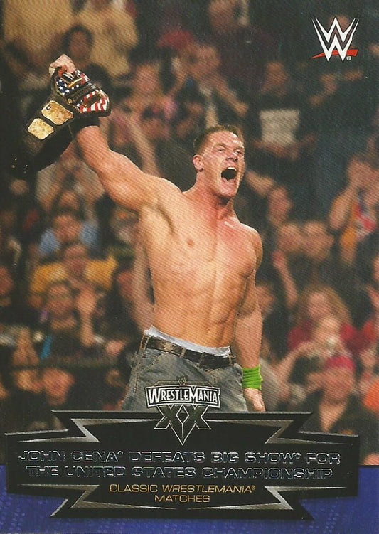 WWE Topps Road to Wrestlemania 2015 John Cena 16 of 30 trading card PW Catalog