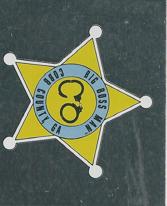 WWF Merlin Sticker Collection 1990 Big Boss Man #46