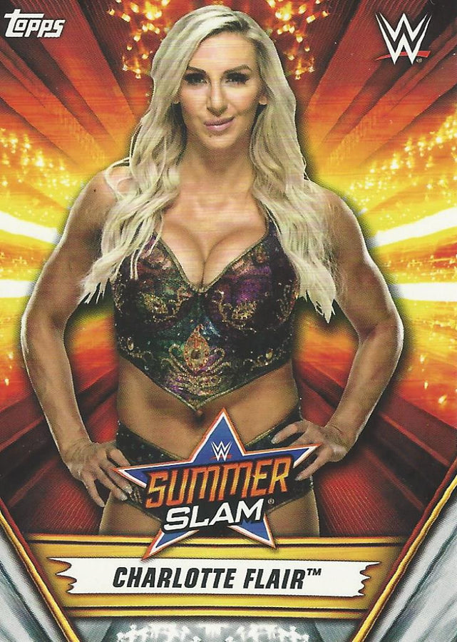 WWE Topps Summerslam 2019 Charlotte Flair #46