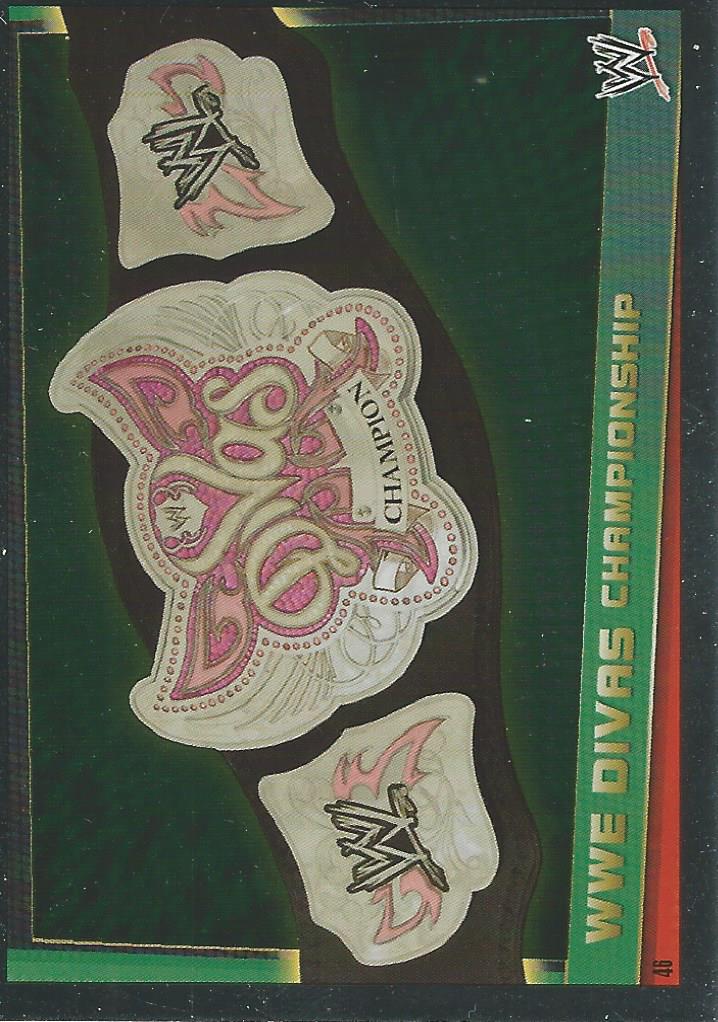 WWE Topps Slam Attax Rebellion 2012 Divas Championship #46