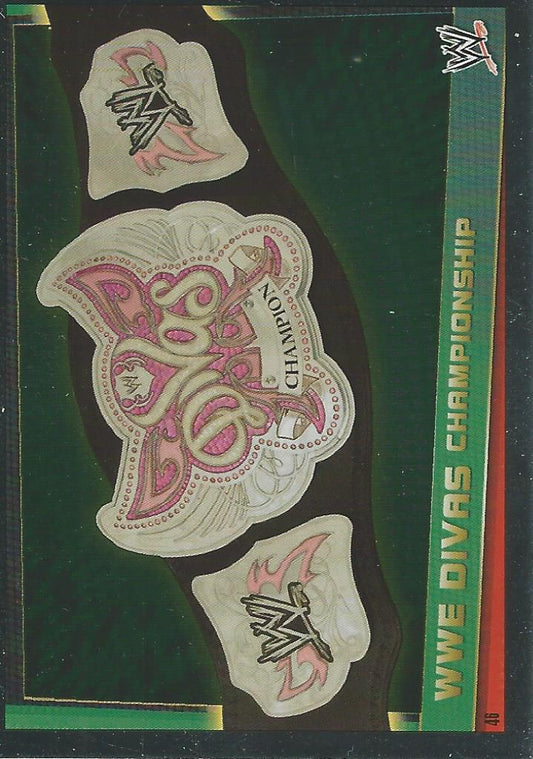WWE Topps Slam Attax Rebellion 2012 Divas Championship #46
