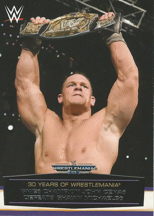 WWE Topps Road to Wrestlemania 2014 John Cena 46 of 60 trading card PW Catalog