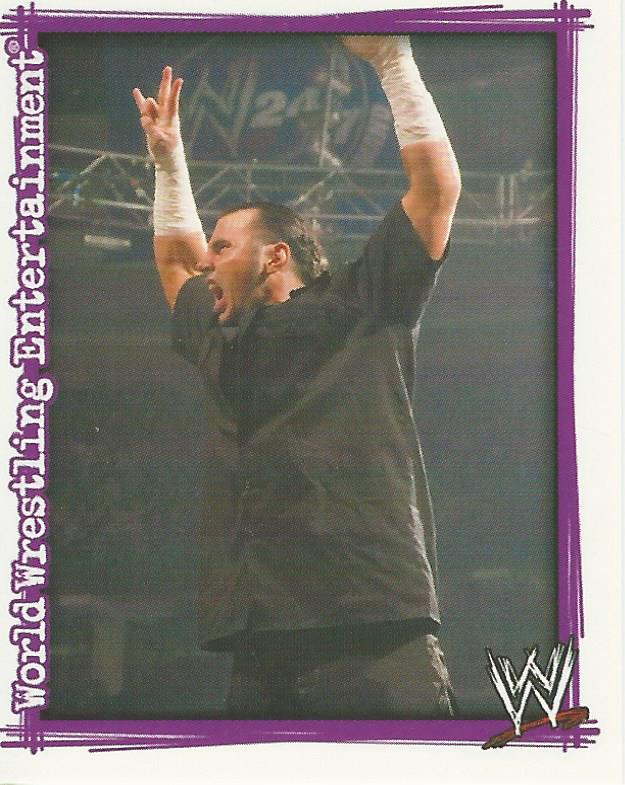 WWE Topps Superstars Uncovered 2007 Sticker Matt Hardy #46
