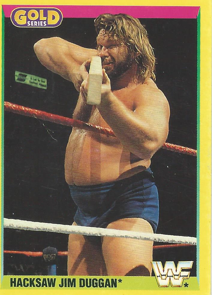 WWF Merlin Gold Series 2 1992 Hacksaw Jim Duggan #46