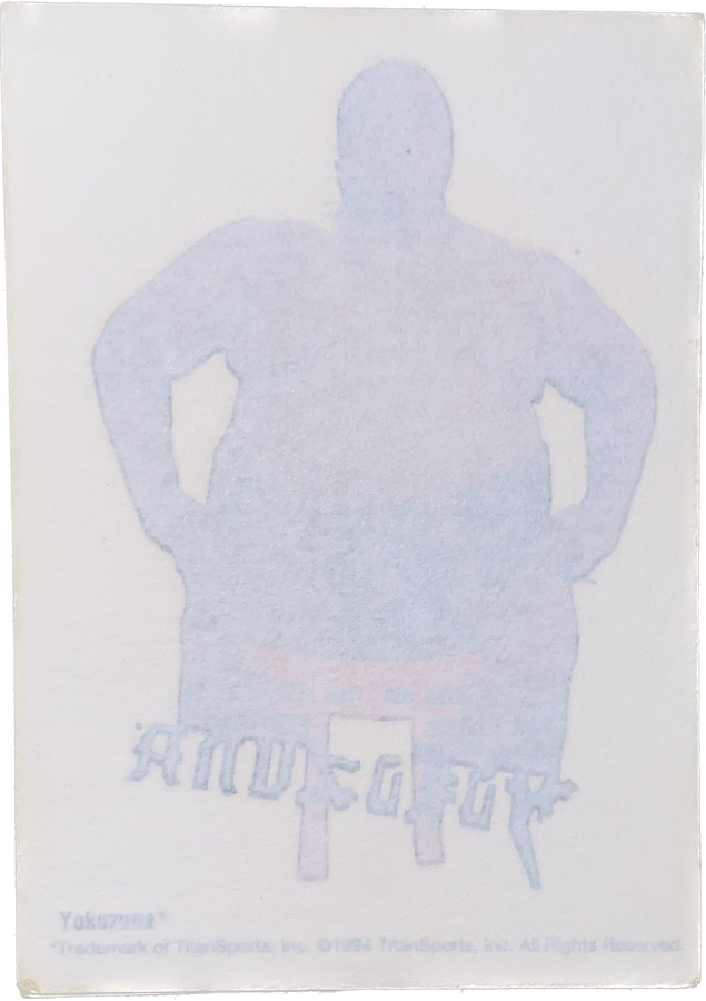 WWF Tattoos 1994 Yokozuna from Germany
