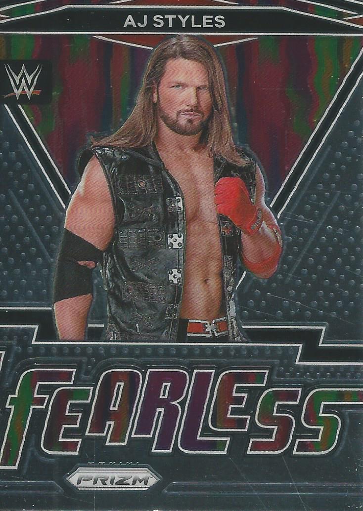 WWE Panini Prizm 2022 Fearless AJ Styles #17