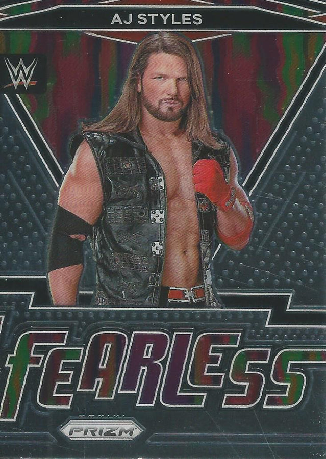 WWE Panini Prizm 2022 Fearless AJ Styles #17