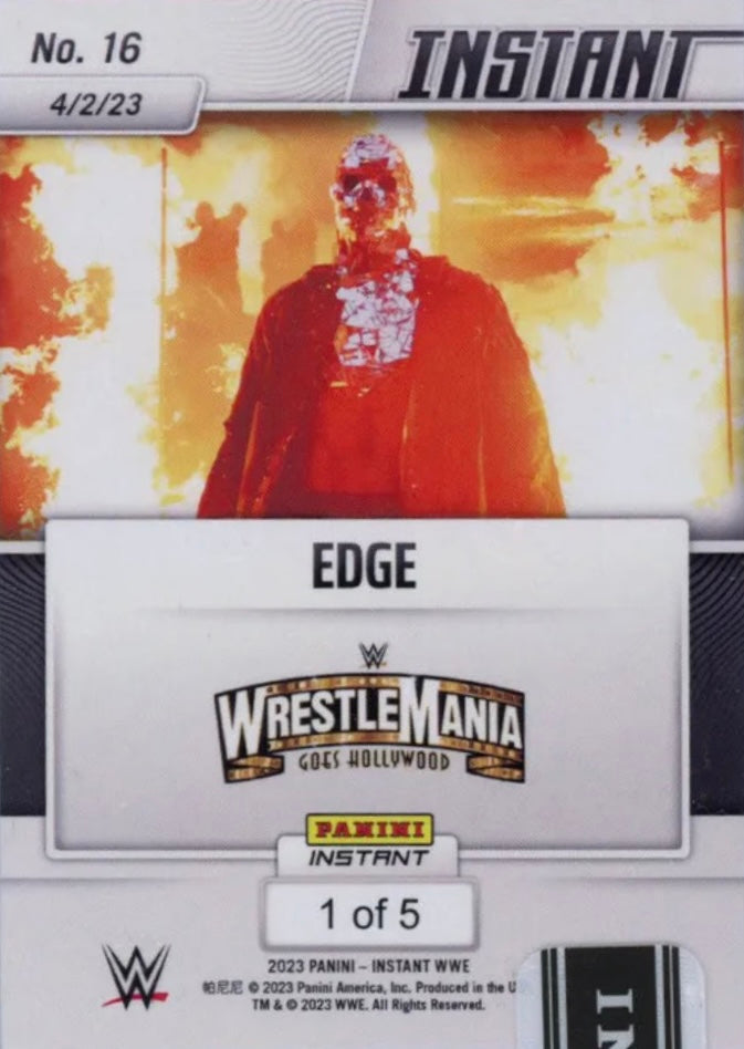 Edge – Edge Defeats Finn Balor in Hell in a Cell