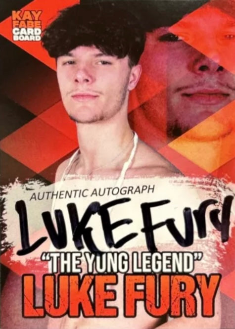 “The Yung Legend” Luke Fury trading card PW Catalog
