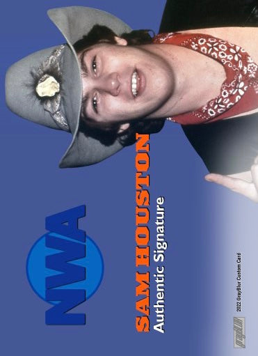 SAM Houston – NWA trading card PW Catalog