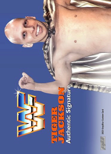 Tiger Jackson – WWF trading card PW Catalog