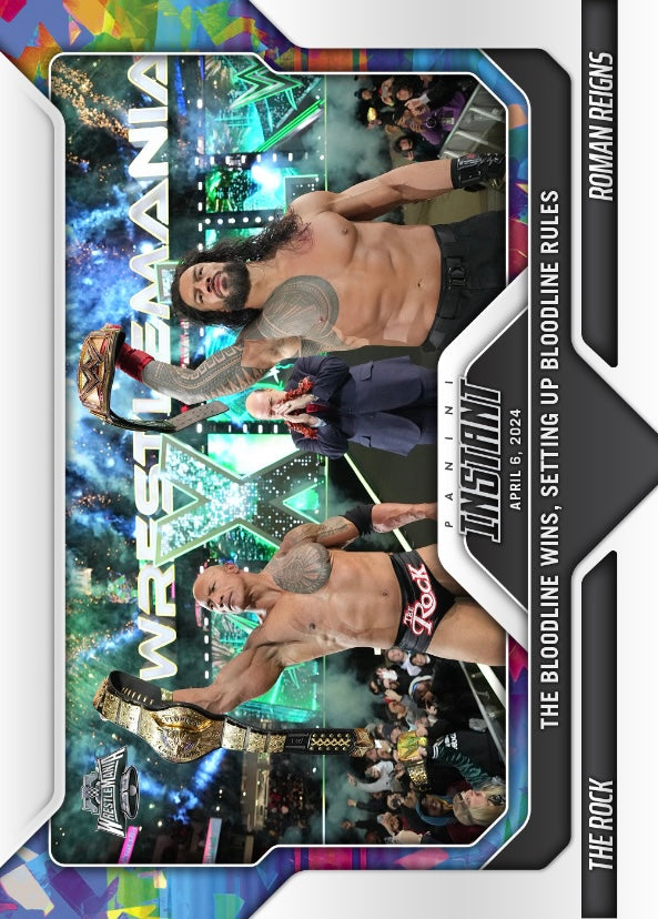 The Rock / Roman Reigns – the Bloodline Wins, Setting UP Bloodline Rules trading card PW Catalog
