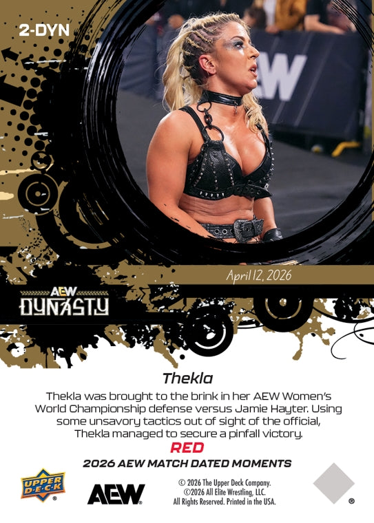 Thekla – Thekla Survives Jamie Hayter to Defend the AEW Women’s World Championship