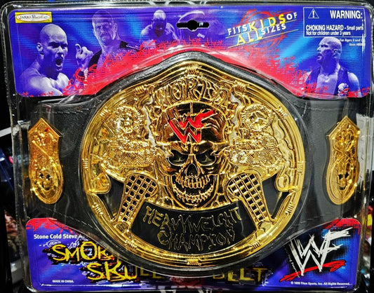 2000 Stone Cold Steve Austin Smoking Skull Belt by Jakks Pacific