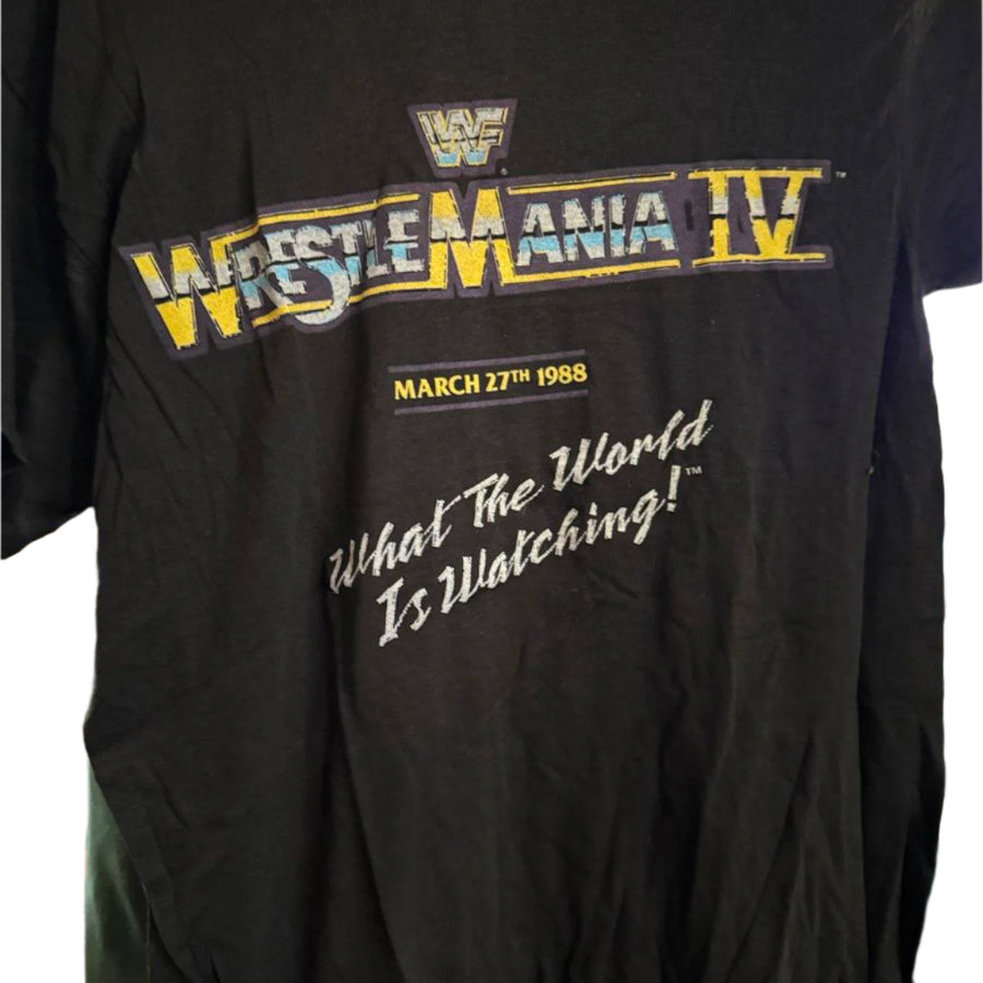 WrestleMania 4 T-shirt Pwcatalog