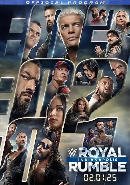 WWE Official Royal Rumble 2025 Program