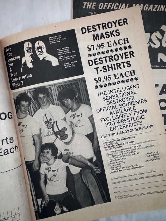 1983 AWA Destroyer Dick Beyer Mask Pwcatalog
