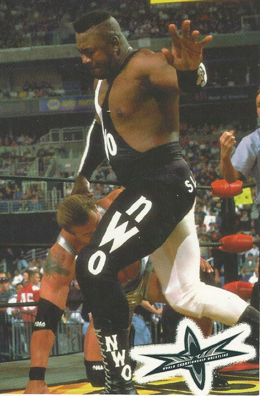 WCW Crazy Planet Stickers 1999 Stevie Ray trading card PW Catalog