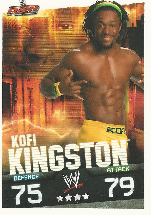 WWE Topps Slam Attax Evolution 2010 Kofi Kingston #47