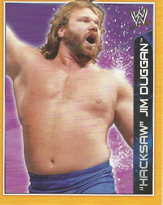WWE Topps A-Z Sticker Collection 2014 Hacksaw Jim Duggan #47