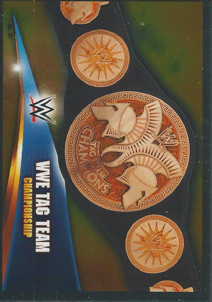 WWE Topps Slam Attax Rivals 2014 Tag Team Championship #47