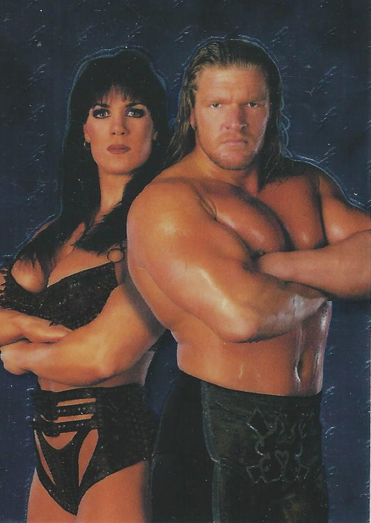 WWF Smackdown Chrome 1999 Triple H and Chyna #47