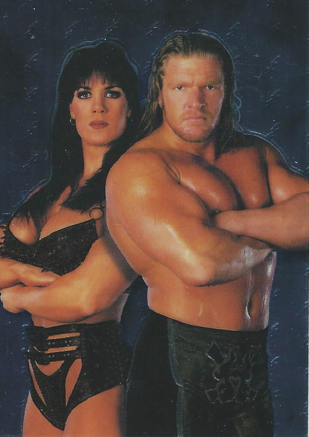 WWF Smackdown Chrome 1999 Triple H and Chyna #47