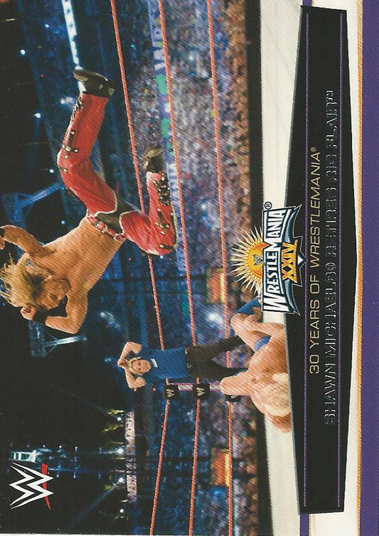 WWE Topps Road to Wrestlemania 2014 Shawn Michaels 47 of 60 trading card PW Catalog