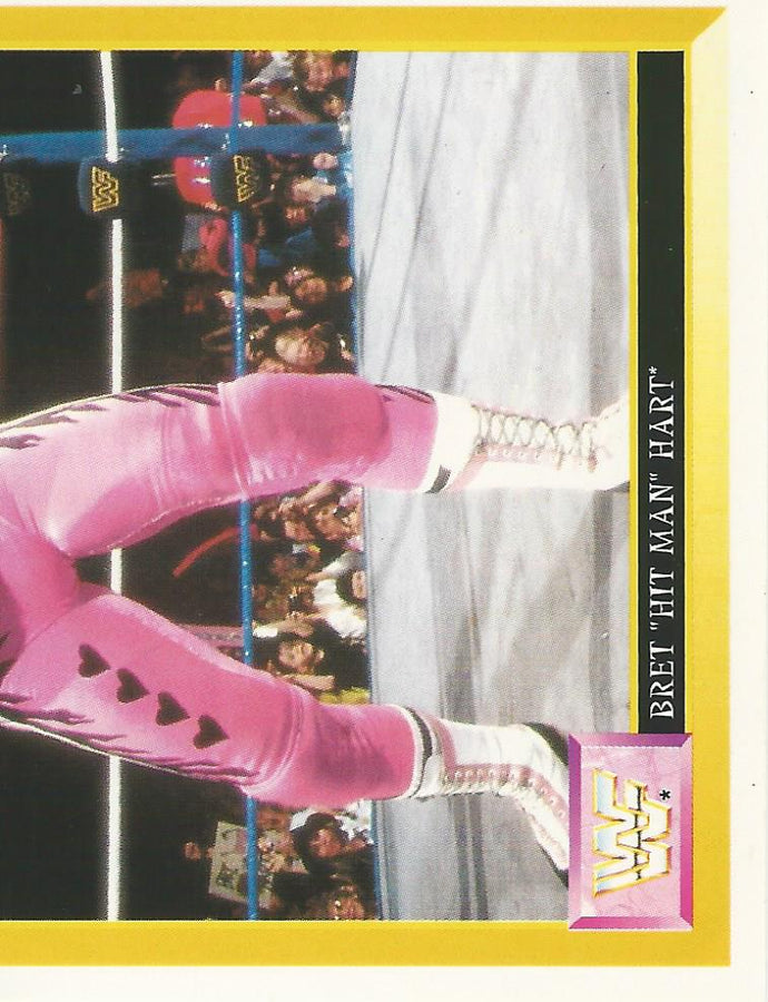 WWF Merlin Sticker 1994 Bret Hitman Hart #47
