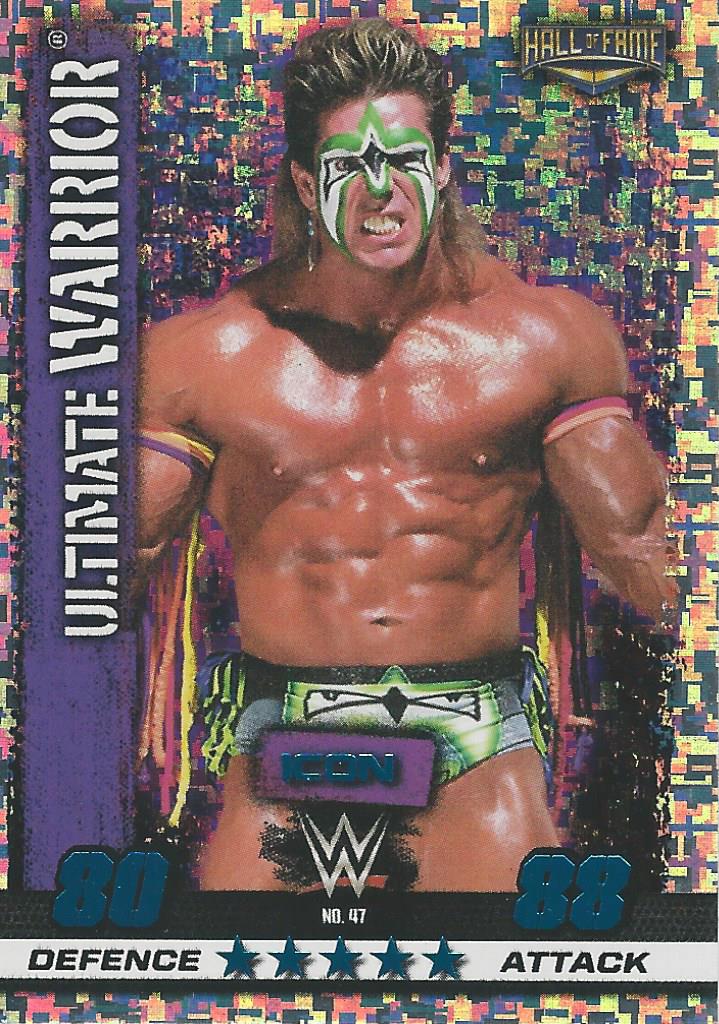 WWE Topps Slam Attax 10th Edition 2017 Hall of Fame Ultimate Warrior #47