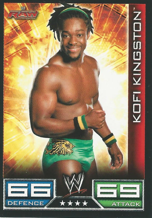 WWE Topps Slam Attax 2008 Kofi Kingston #47