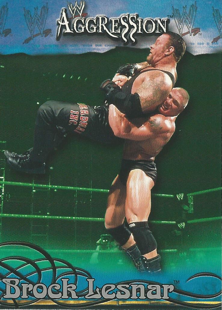 WWE Fleer Aggression 2003 Brock Lesnar #47