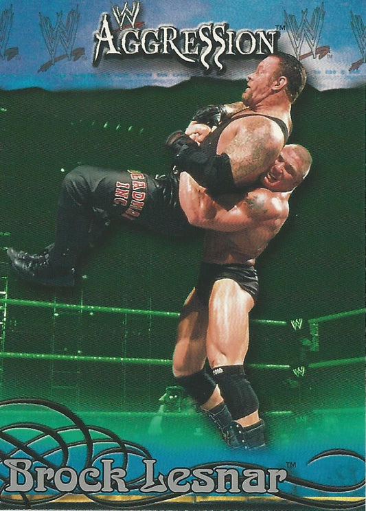 WWE Fleer Aggression 2003 Brock Lesnar #47