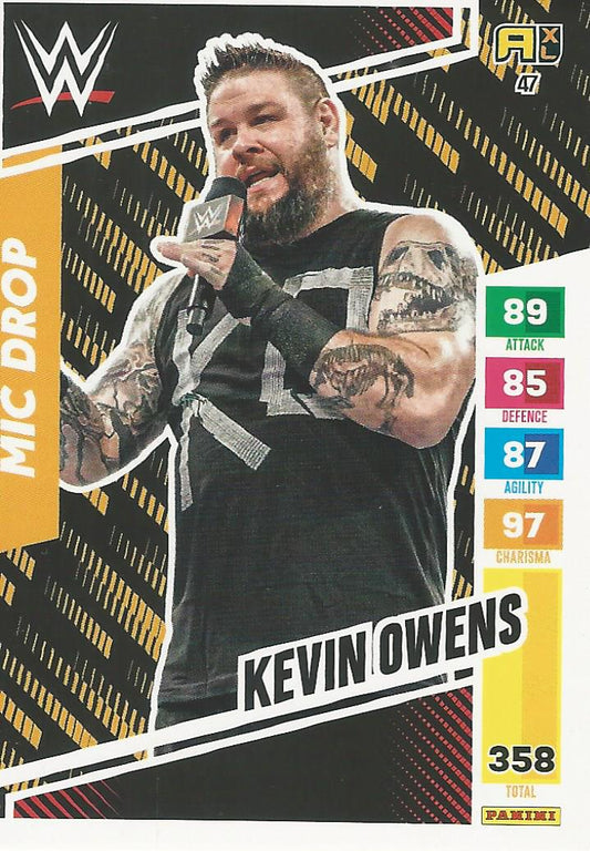 WWE Panini XL Adrenalyn 2024 Kevin Owens #47