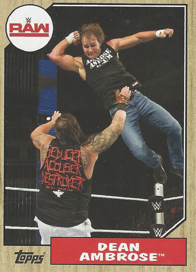 WWE Topps Heritage 2017 Dean Ambrose #47