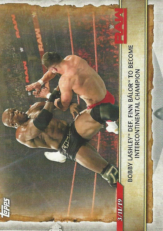 WWE Topps Road to Wrestlemania 2020 Bobby Lashley #47