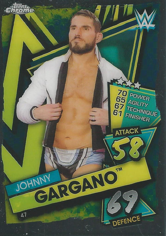 WWE Topps Slam Attax Chrome 2021 Johnny Gargano #47
