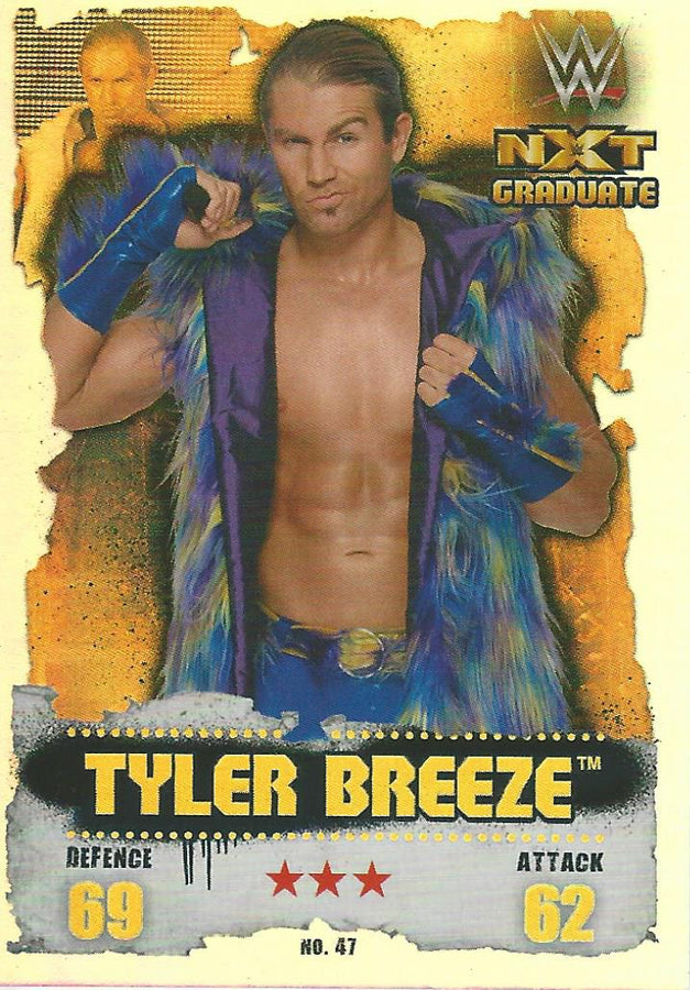 WWE Topps Slam Attax Takeover 2016 Tyler Breeze #47