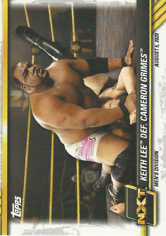 WWE Topps NXT 2021 Keith Lee #54