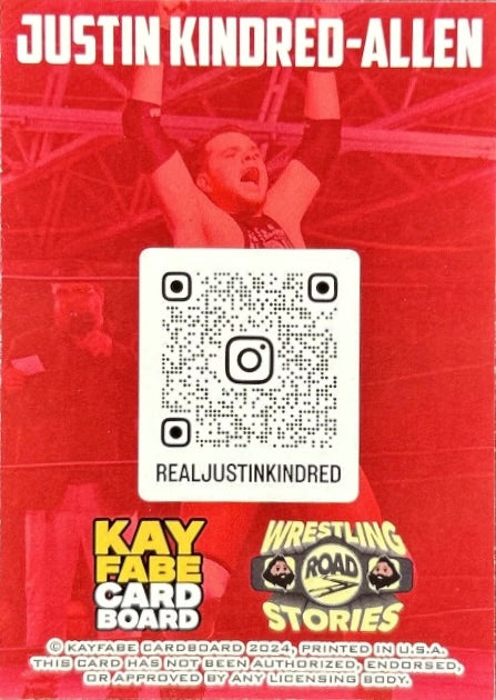 Justin Kindred-Allen trading card PW Catalog