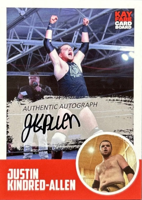Justin Kindred-Allen trading card PW Catalog