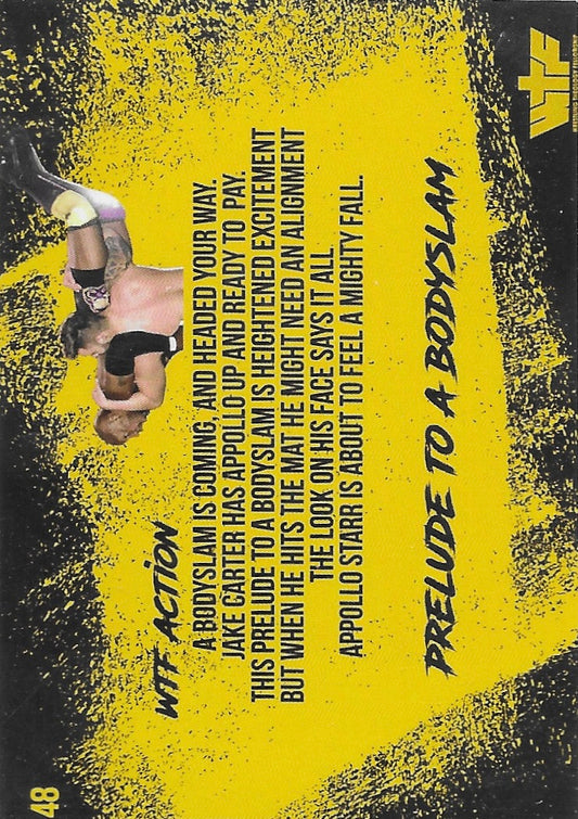 Prelude to a Bodyslam trading card PW Catalog
