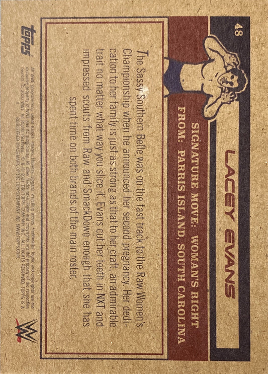 Lacey Evans trading card PW Catalog